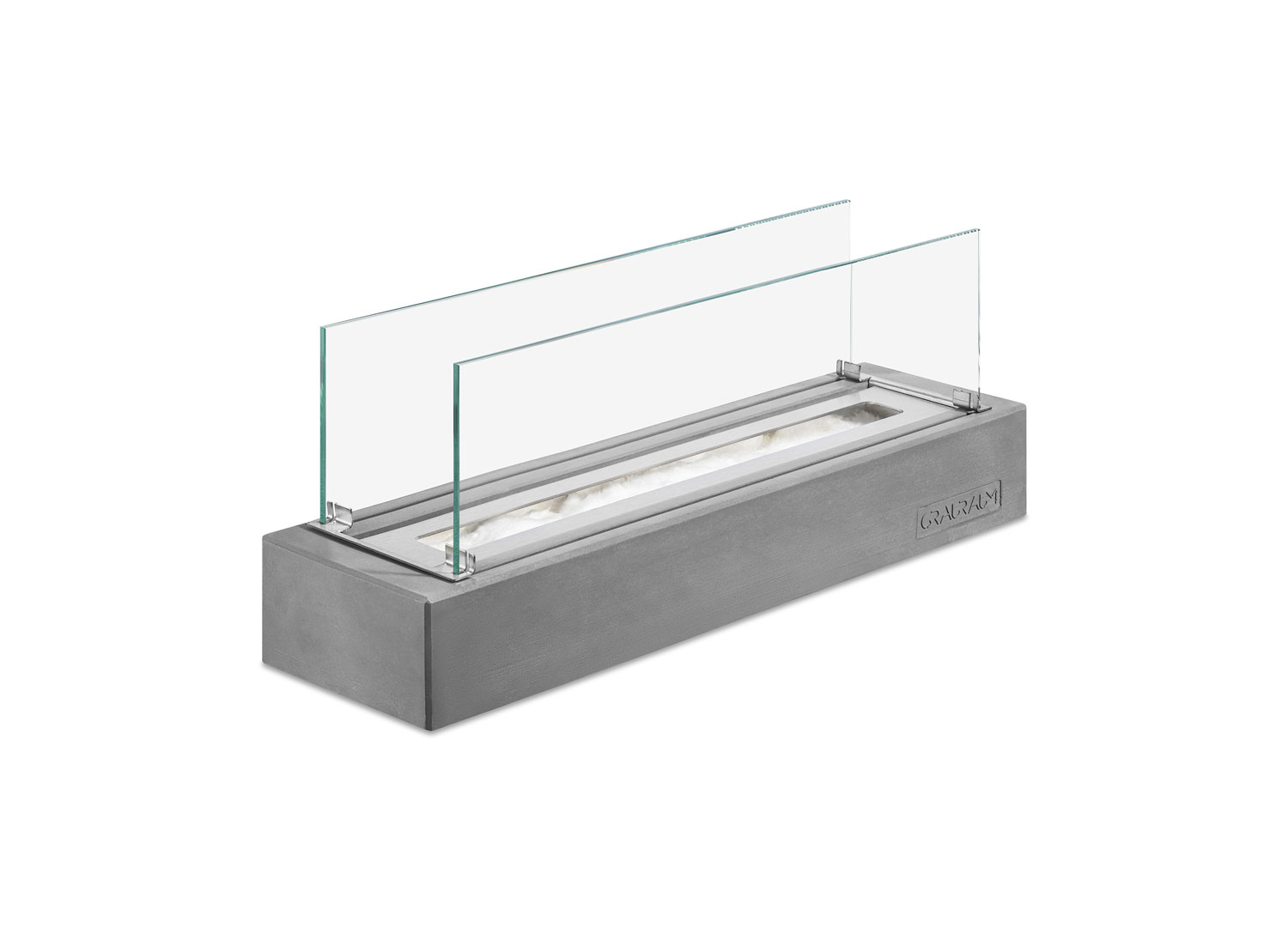 Tischkamin Tillmann mit Glas